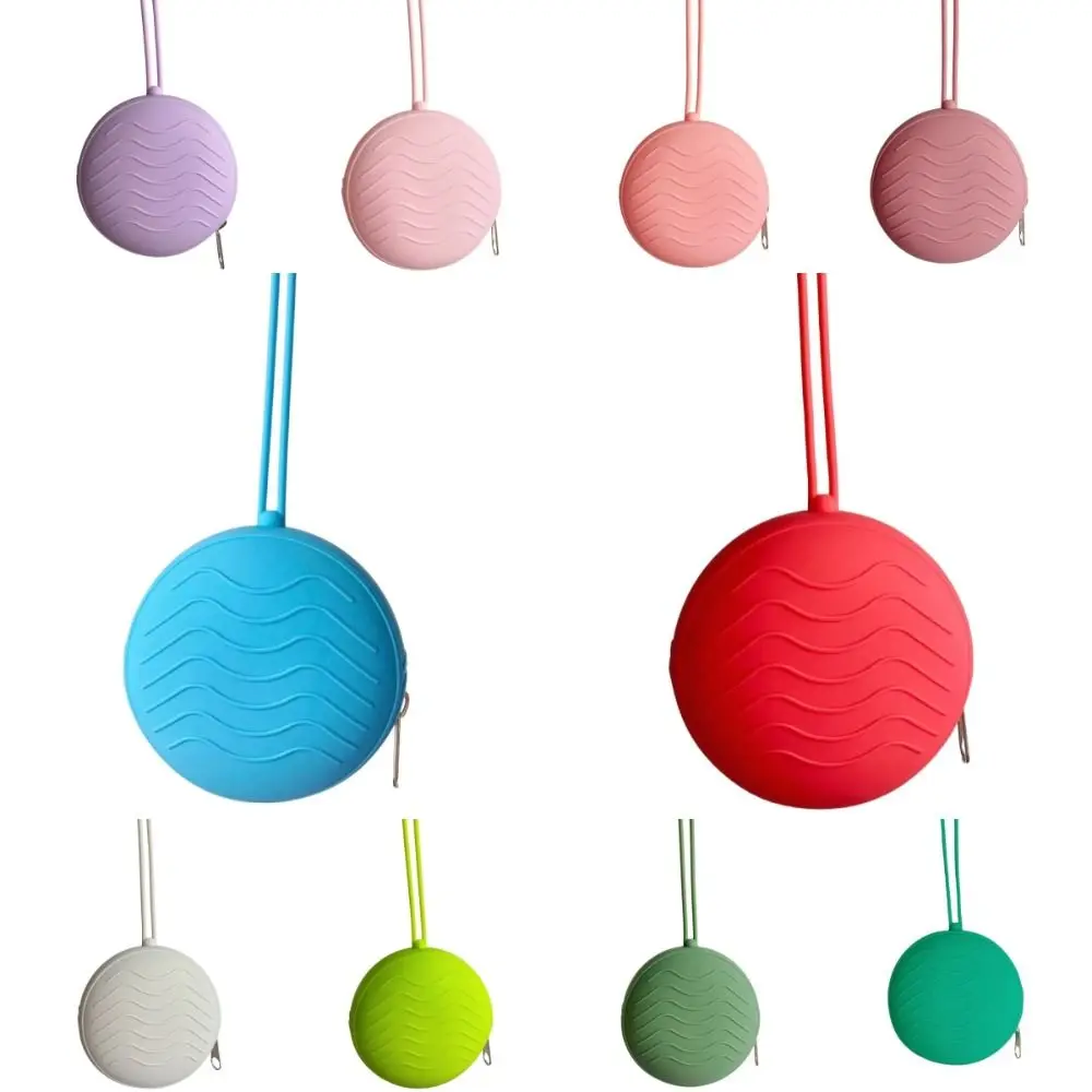 Pacifier Holder New Silicone Baby Pacifier Holder Round BPA Free Soother Container Box Baby Accessories Portable Nipple Storage Bag for Outdoor pacifier holder plastic pacifier box