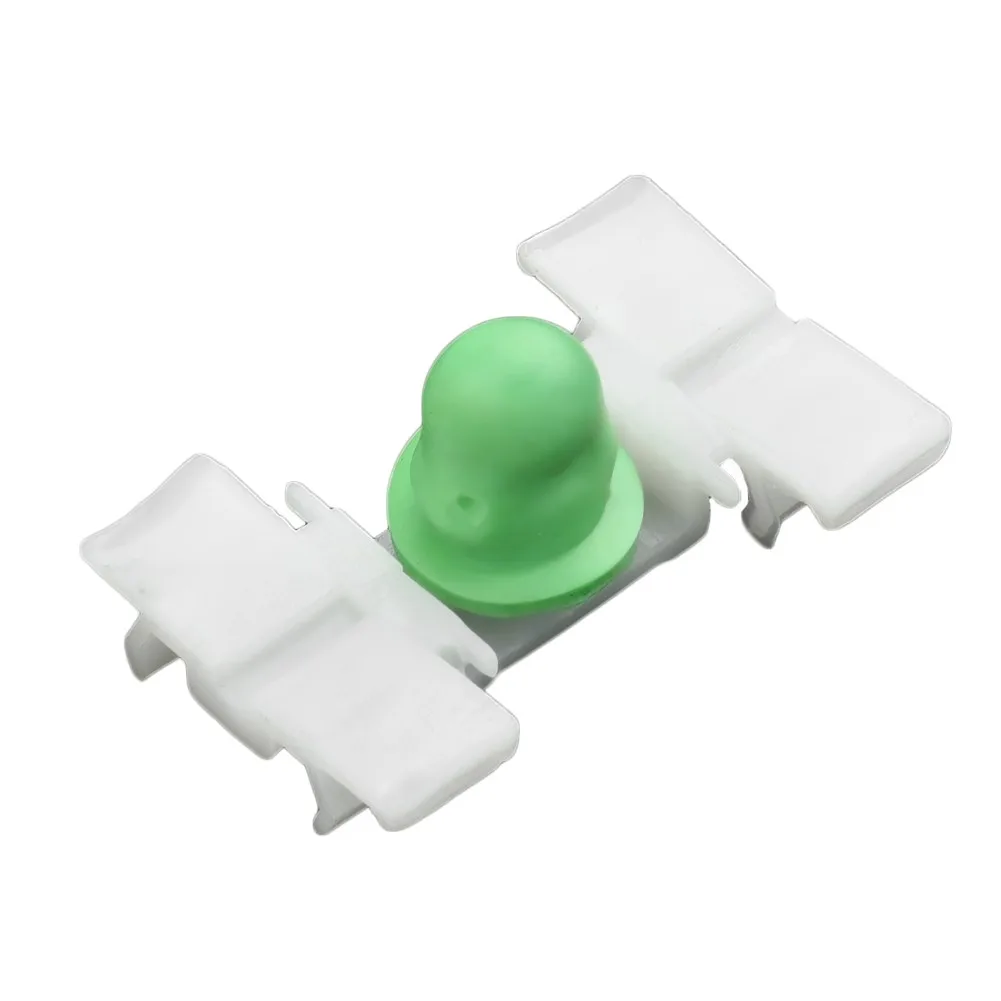 

Decorative Strip Door Clips Push Pin Plastic 31*20mm White+Green For BMW Panel Push pin E36 E46 323 325 328 330