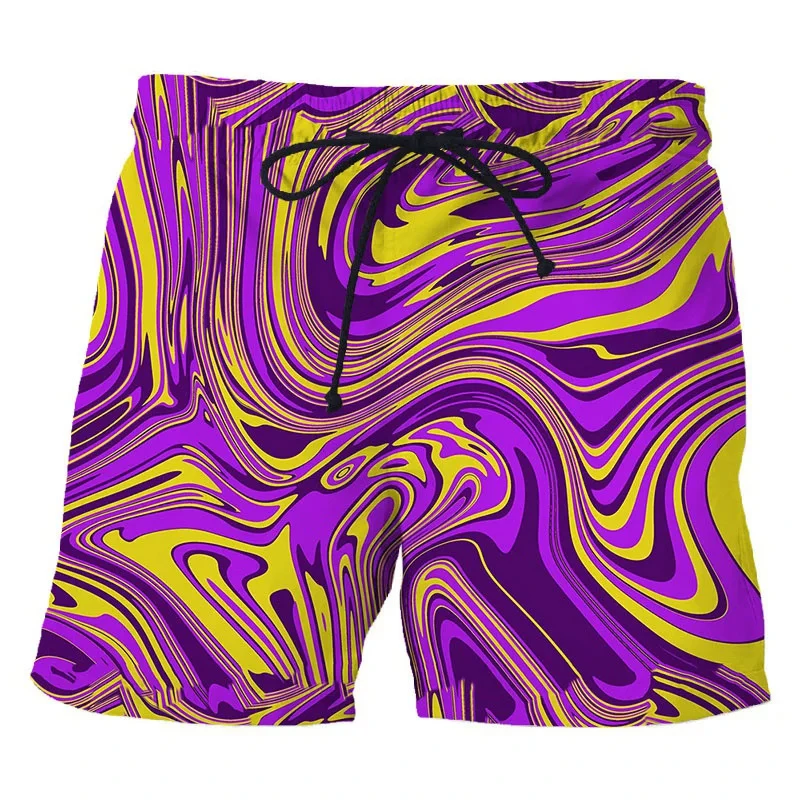 Painted Graffiti 3d Printed Shorts For Men's Street Personality Trend Short Pants Color Variety Summer Clothing Short Trousers 5