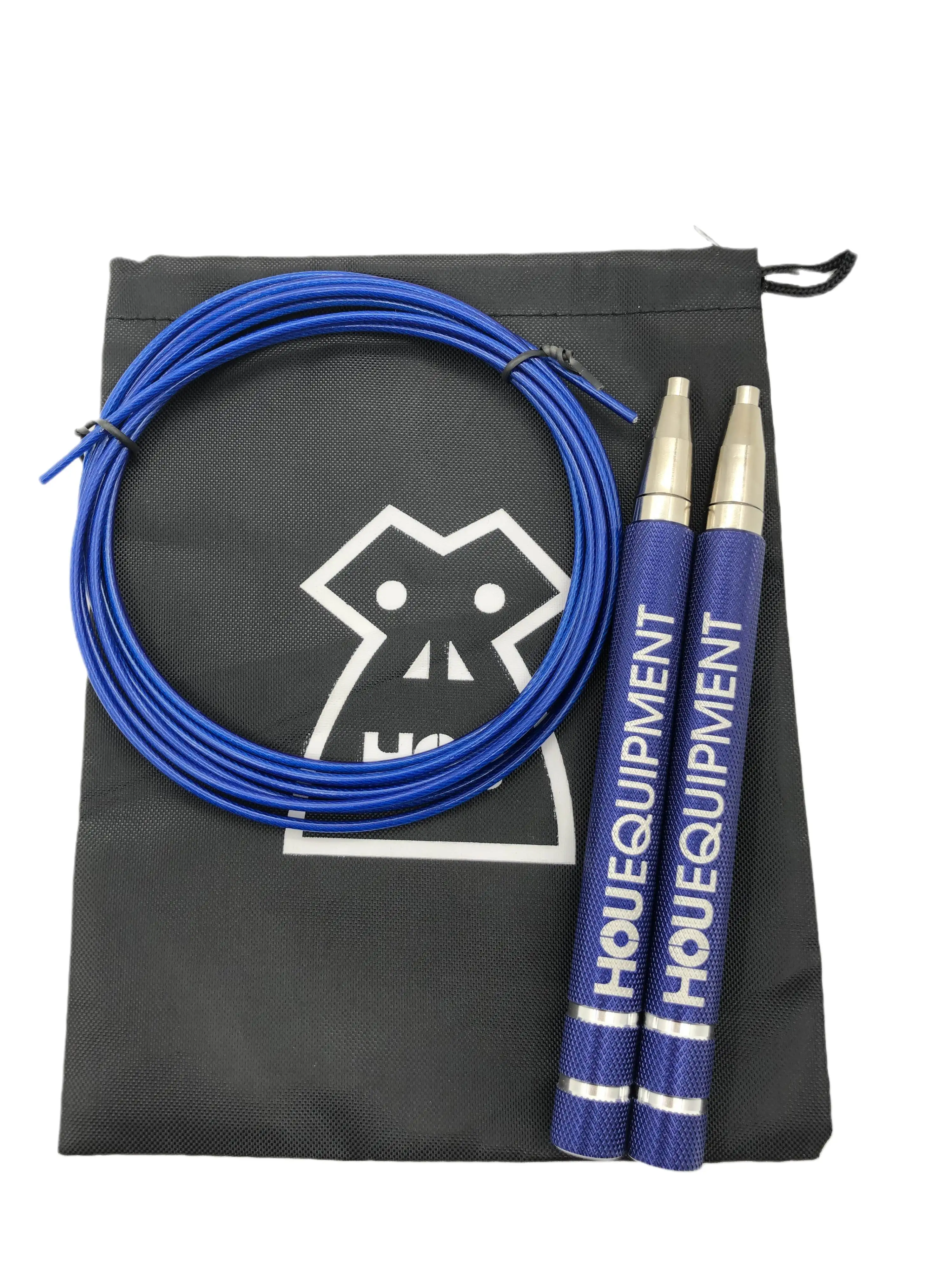 Jump Rope HOU Jump Rope High-Speed Skipping Rope Self Locking Double Unders Adjustable Crossfit MMA Boxing Fitness Skip Workout Train
