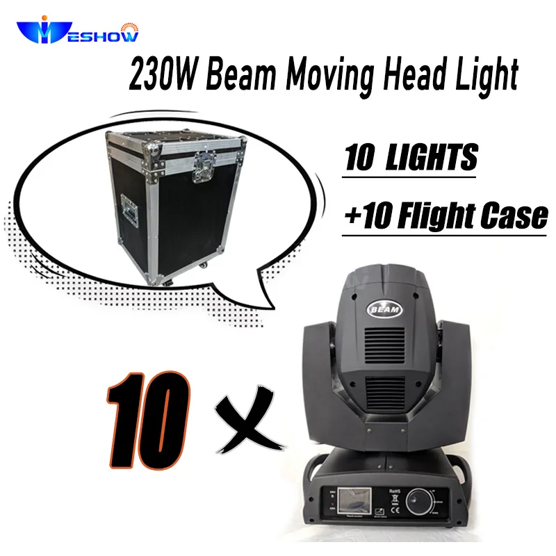IMESHOW-Duty-Free-10Pcs-Beam-230w-Sharpy-Beam-7r-230w-Moving-Head-Light
