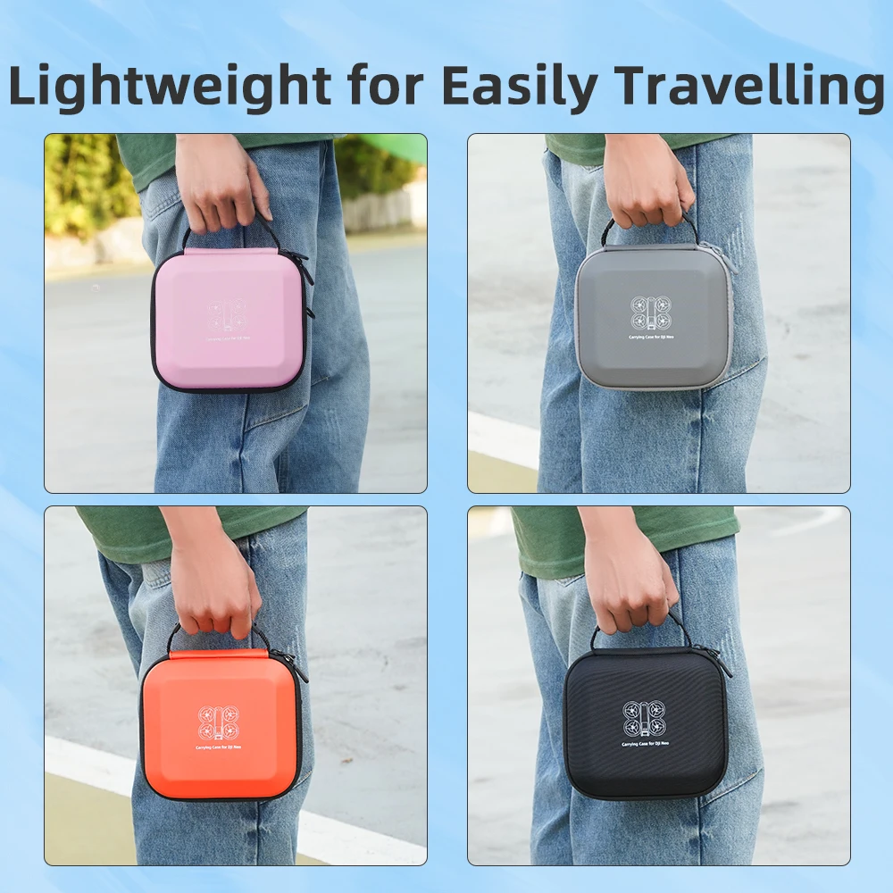 Drone Accessories Drone Storage Bag DJI Case Drone Case BRDRC Carrying Case for DJI NEO Drone Mini Portable Storage Bag Shockproof Case Handbag Travel Outdoors Bag for NEO Accessories