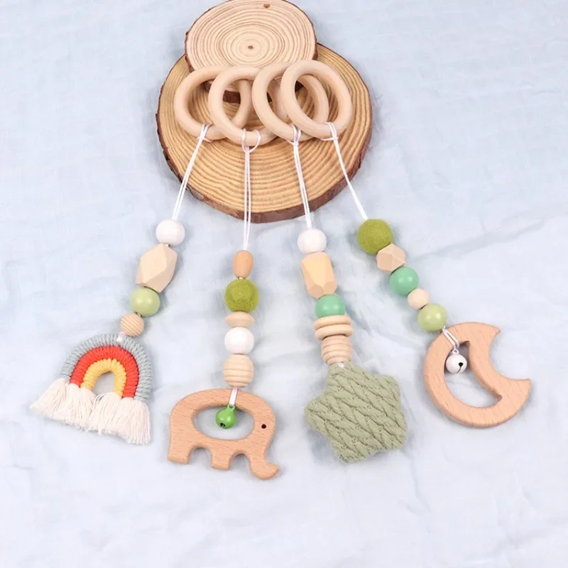 Baby Gym Frame Toys Baby Sensory Toys For PLAY Gym Frame Activity Decorations Stroller Ornaments Hanging Pendants Fitness Rack