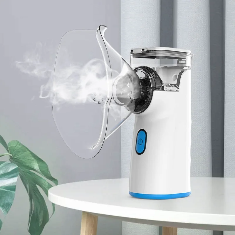 

Nebulizer Portable Silent Inhaler With Adult Children Mask Handhold Homeuse Cough Atomizer Asthma Inhalator Rechargeable