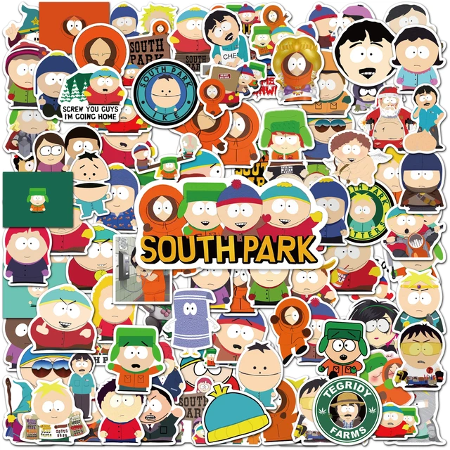 10/50pcs Cartoon Cute South Park Kenny Stickers Girl Pack Laptop Guitar  Bicycle Skateboard Luggage Waterproof Anime Stickers Toy - AliExpress