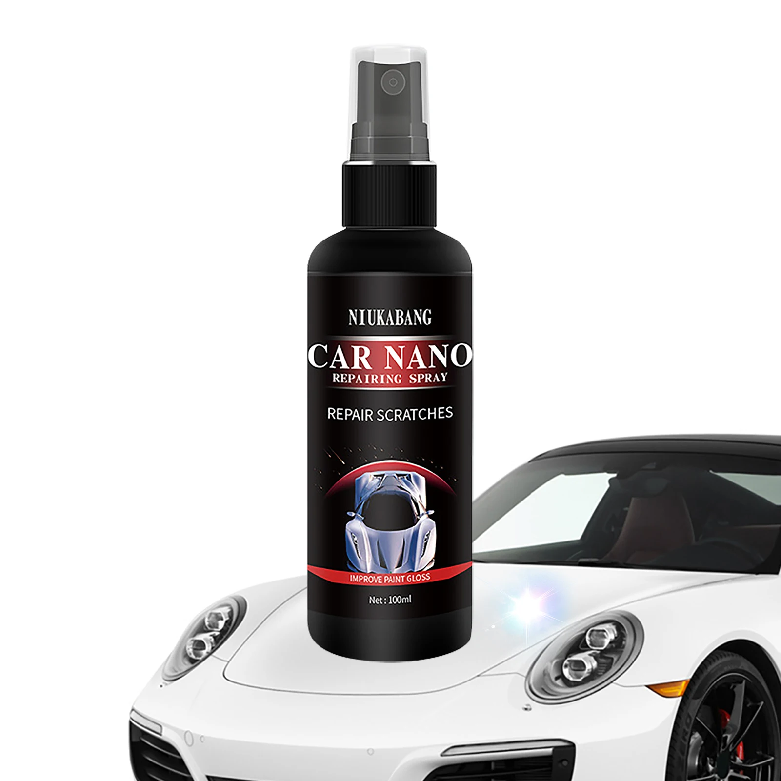 Ceramic Coating 3 In 1 Quick Coating Spray High Protection Auto Nano  Polishing Spraying Wax Car Paint Scratch Repair Remover JB-XPCS 44