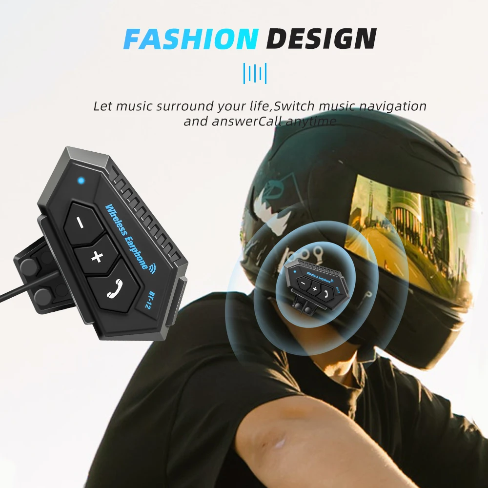 Audífonos Bluetooth Manos Libres Para Casco De Moto – DETODITO