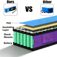 Batterie au lithium 36V 15000mAh 18650, pack de batteries rechargeable 10S3P avec BMS intégré, pour scooter électrique 3