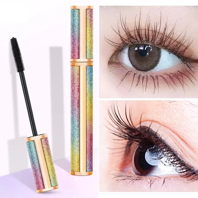 

Waterproof Mascara 4D Volume Black Lengthening Slender Eyelashes Mascara Effect Extended Eye Makeup Women Cosmetics