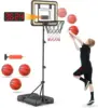 20075-81840b.jpg Adjustable Kids Basketball Hoop with Scoreboard & Timer, Indoor Outdoor Toy