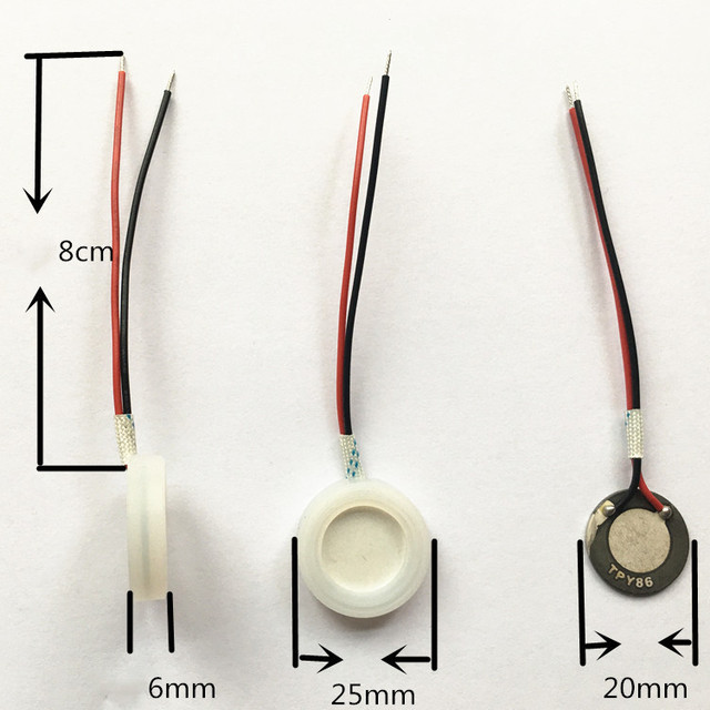 20mm 25mm 30mm Air Humidifier Oscillating Plate Atomizing Plate Chip Aromatherapy Machine Mini USB Humidifier Accessories