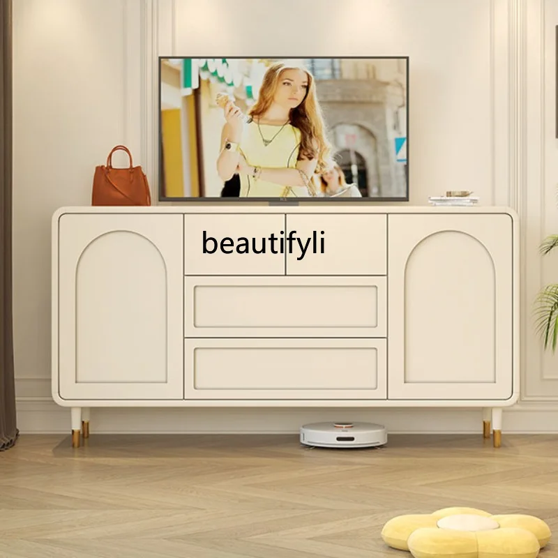 

Four-Bucket Cabinet Bedroom Storage Cabinet Wall Chest of Drawers TV Cabinet White Chest of Drawers Storage Bed Front Cabinet