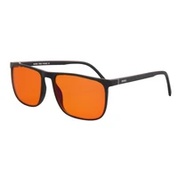 SHINU marque bon sommeil lumière bleue bloquant les lunettes hommes lentilles rouges Anti lumière verte éliminer la fatigue oculaire lunettes Bluelight 4