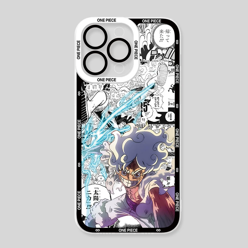 O-one Piece funda transparente Luffy para Samsung Galaxy S23 S22 Ultra S21 S20 FE S10 Plus Note 20 10 Pro 9 A14 A24 A34 A54, cubierta suave