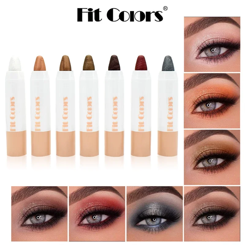 Eyeshadow Pencil eyeshadow stick eyeshadow pencil eyeshadow pen Long Lasting Waterproof Not Blooming Shiny Pearlescent Eye Shadow Makeup Eyeliner Pen Metallic Eyeshadow Stick