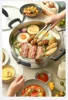 220V Stainless Steel Electric Pancake Machine Pizza Electric Frying Baking Pan Household Crepe Maker 3