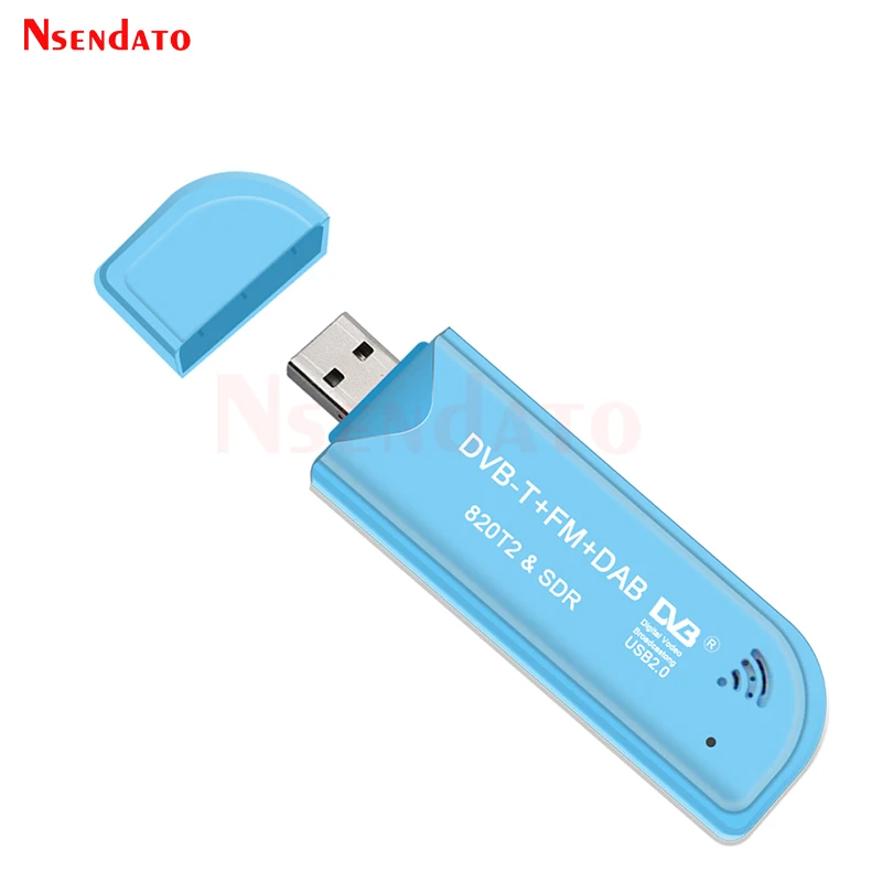 Digital RTL2832U & R820T2 USB2.0 Smart DVB-T SDR TV Stick Tuner DVB-T+FM+DAB RTL SDR TV Receiver Dongle With Antenna For windows