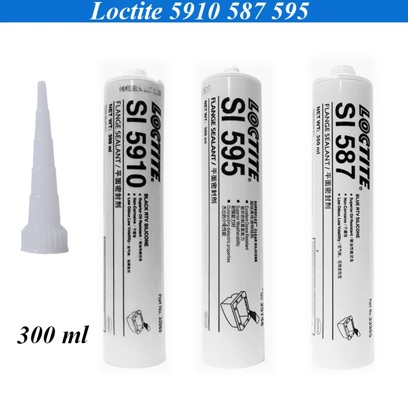 Silicone Rubber Glue Engine Plane Sealant Loctite 5970