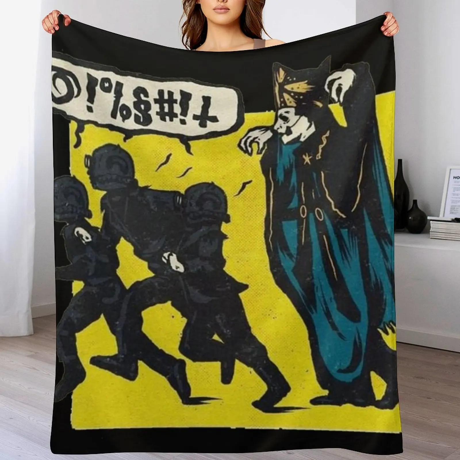 new best design ghost Legend band, ghost music Throw Blanket Kid'S christmas gifts Multi-Purpose Travel Blankets 4