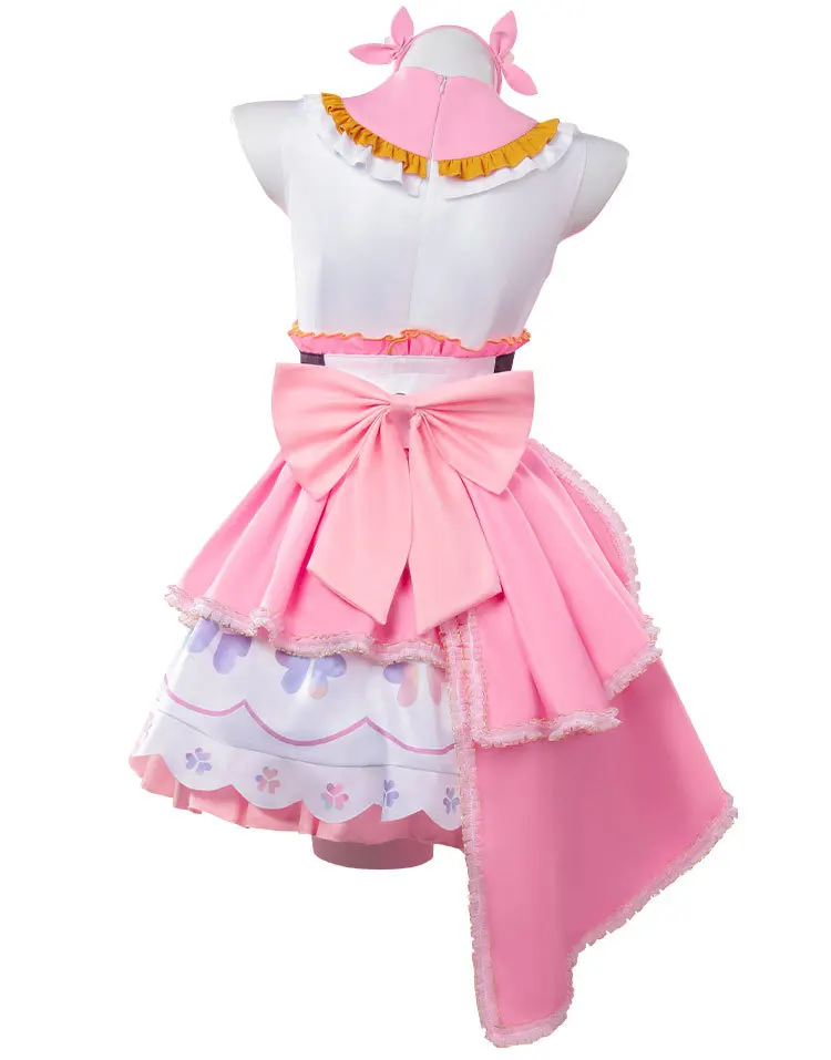 Project SEKAI MORE MORE JUMP! Momoi Airi Cosplay Costume with Wig for Women (Unofficial)