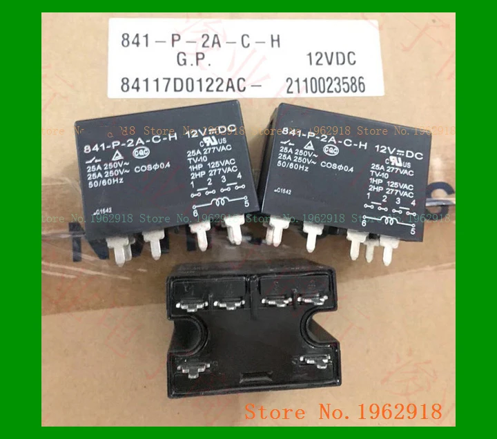 

841-P-2A-C-H-12VDC-25a-