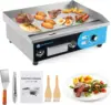 Electric 22”, 3000W Electric Flat Top Grill, Stainless Steel Countertop Electric Griddle Nonstick with 122~572℉Adjustable Temper 1