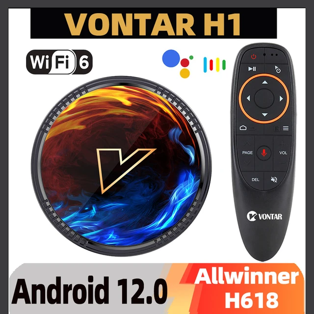 Transpeed-Boîtier décodeur TV Android 12, WiFi 6, BTpig H618, prend en  charge 8K, 4K, façades