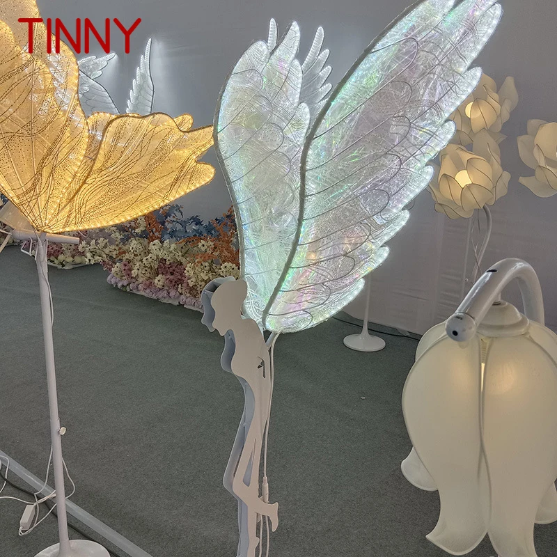 

TINNY Modern Little Angel Wedding Lantern Area Props Street Lamp LED Stage lighting Festival Atmosphere Background Decoration