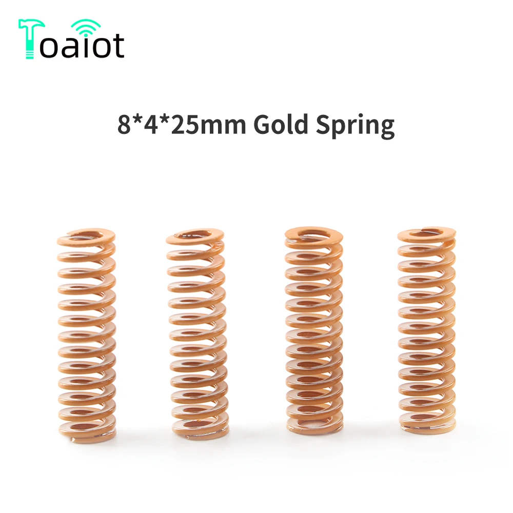 

4/10PC Heated Bed Springs For MK3 CR-10 hotbed Light Load Compression Spring 8*4*25mm For 3D Printer Accessories