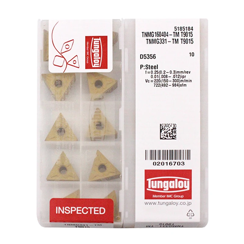 10 шт. оригинальный TNMG TNMG160404 TNMG160408 TNMG160412 TM T9015 T9025 T9115 T9125 токарный станок с ЧПУ режущие инструменты карбидные Токарные вставки