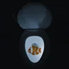 Motion Sensor LED Backlight Toilet Projection Lamp Creative Toilet Mini Night Lamp Toilet Bowl Seat Sensor Lighting Lamp 5