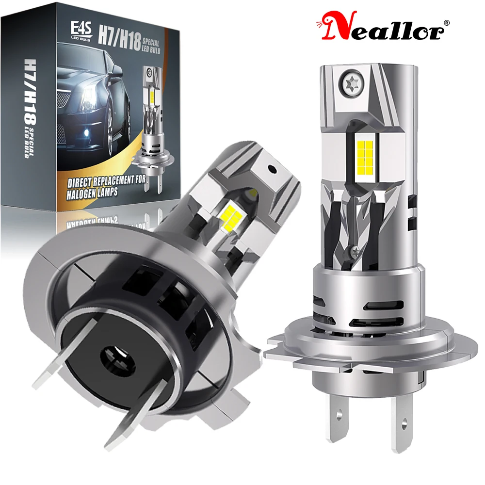 2x H7 Led Canbus No Error Headlights White Lights Diode Bulb 12v Car Driving Running Lamp For BMW E90 318/320/325/330/M3 X3 X5