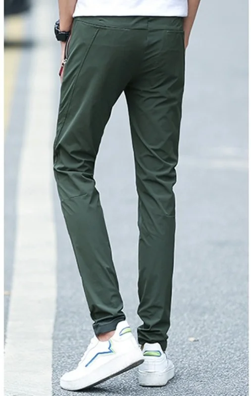 business pants mens 2022 Brand Mens Fast Dry Trousers Casual Straight Men‘s Pants Thin Trouser Clothes Man Pants Trouser for Male Pant work casual pants