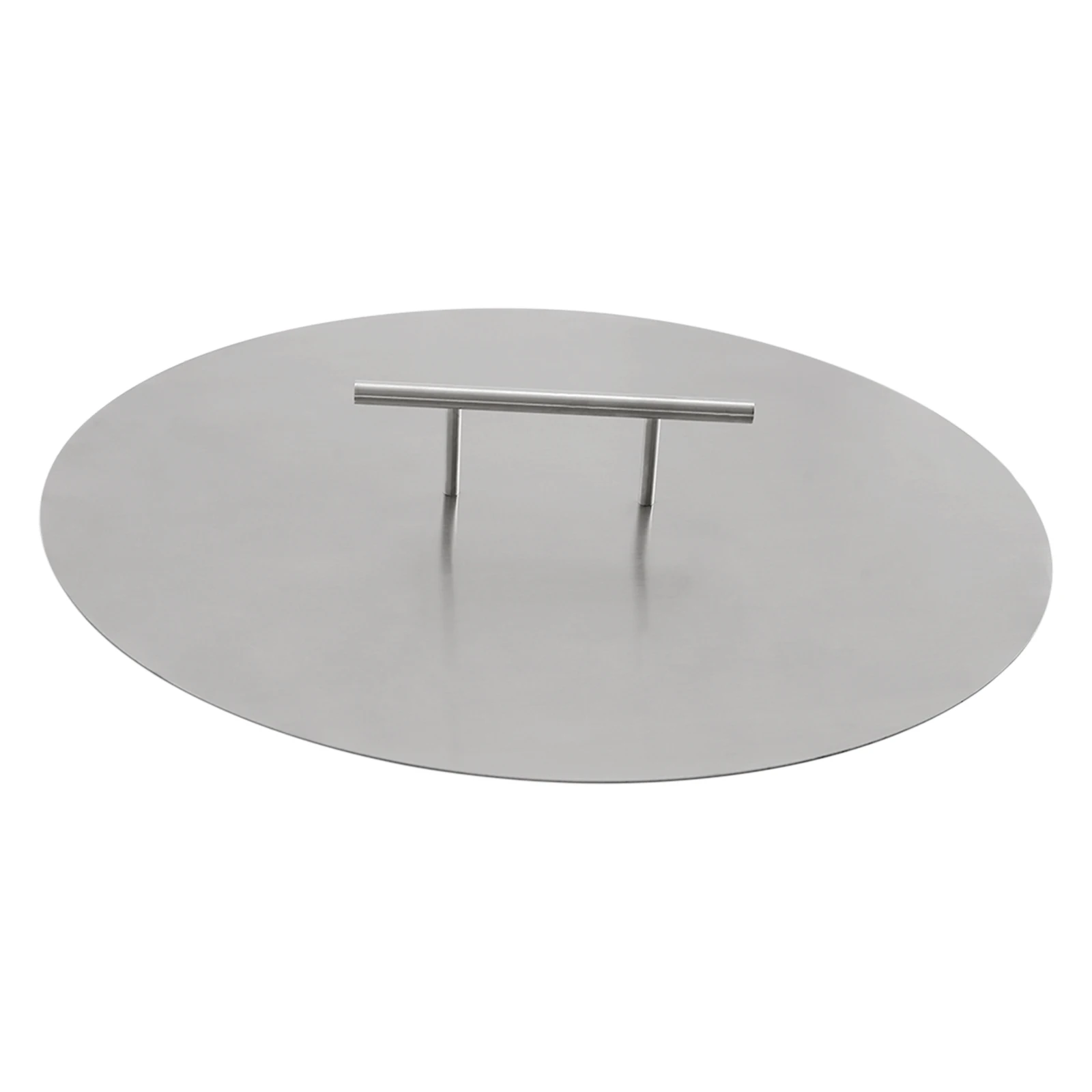 20in Fire Pit Heat Deflector Cover, 304 Stainless Steel with Brushed Finish, Weather-Resistant, Protects from Animals and