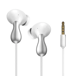 Premium USB Type C Wired Headphones with Microphone and HiFi Sound Quality (3.5mm White)