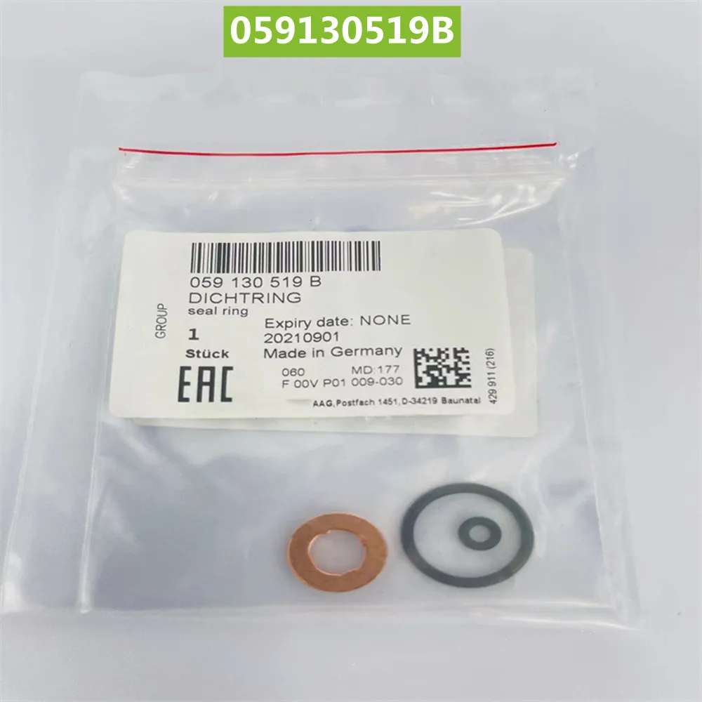 Genuine Injector Seal Rings O-Ring Repair Kit for Audi VW 3.0 TDI 059130519 059130119 059130519B WHT000884 WHT007480
