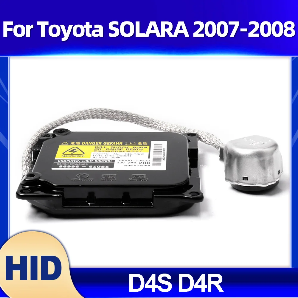 

D4S D4R Xenon HID Headlight Ballast Control Unit Module 35W HID Lamps Ballast OEM 86996-51085 For Toyota SOLARA 2007 2008