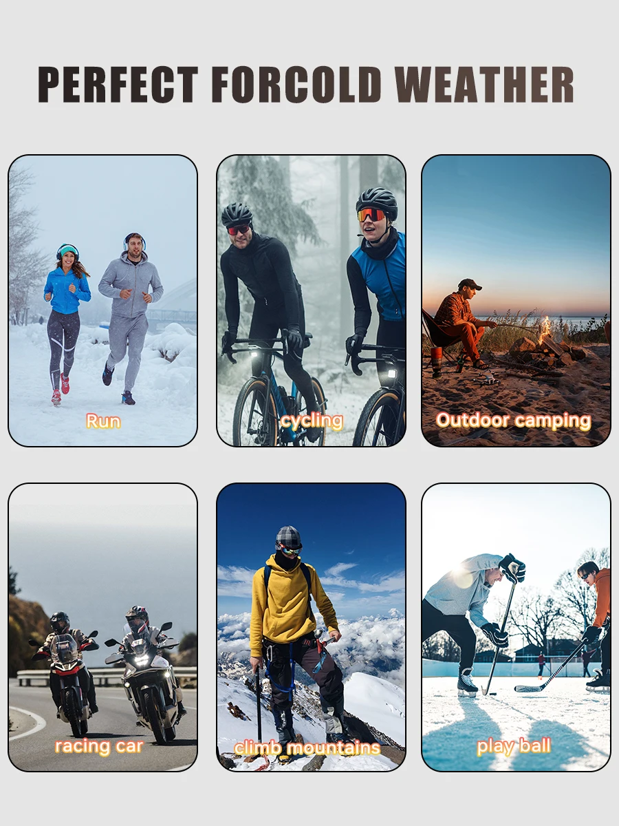 Winter Cycling Jersey - Men's Fleece Bike Jacket With Full Zipper & Pockets