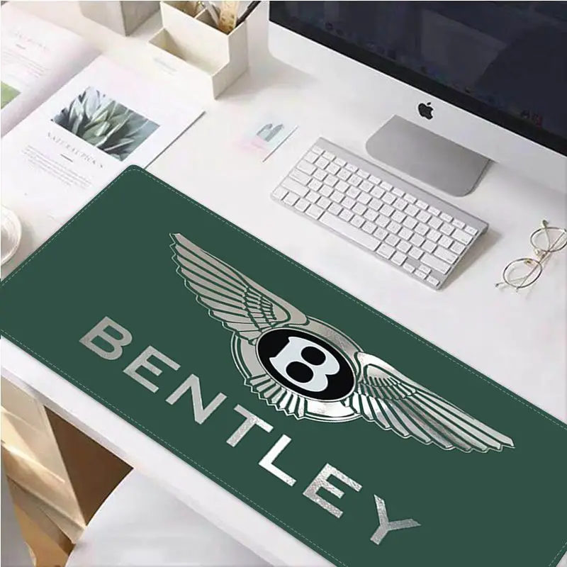 Luxury Sports Cars B-Bentleys Logo Girl Pad Beautiful Anime Mouse Pad Mat Size For CSGO Game Player Desktop PC Computer Laptop