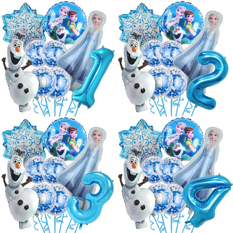 

Elsa Olaf Disney Frozen Princess Foil Balloons Baby Shower Girl Favors Snowman Birthday Party Decorations Kds Toys Air Globos