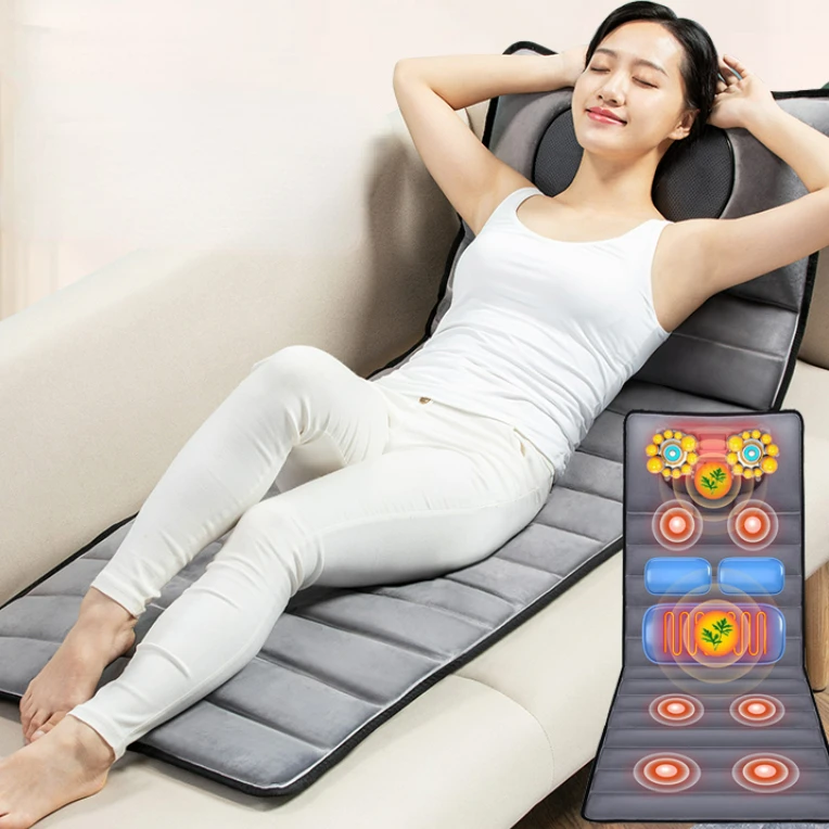 

Cervical Full Body Massagers Multi-functional Whole Body Massage Pad Back Waist Massage Mattress Vibration Kneading Massage Mat