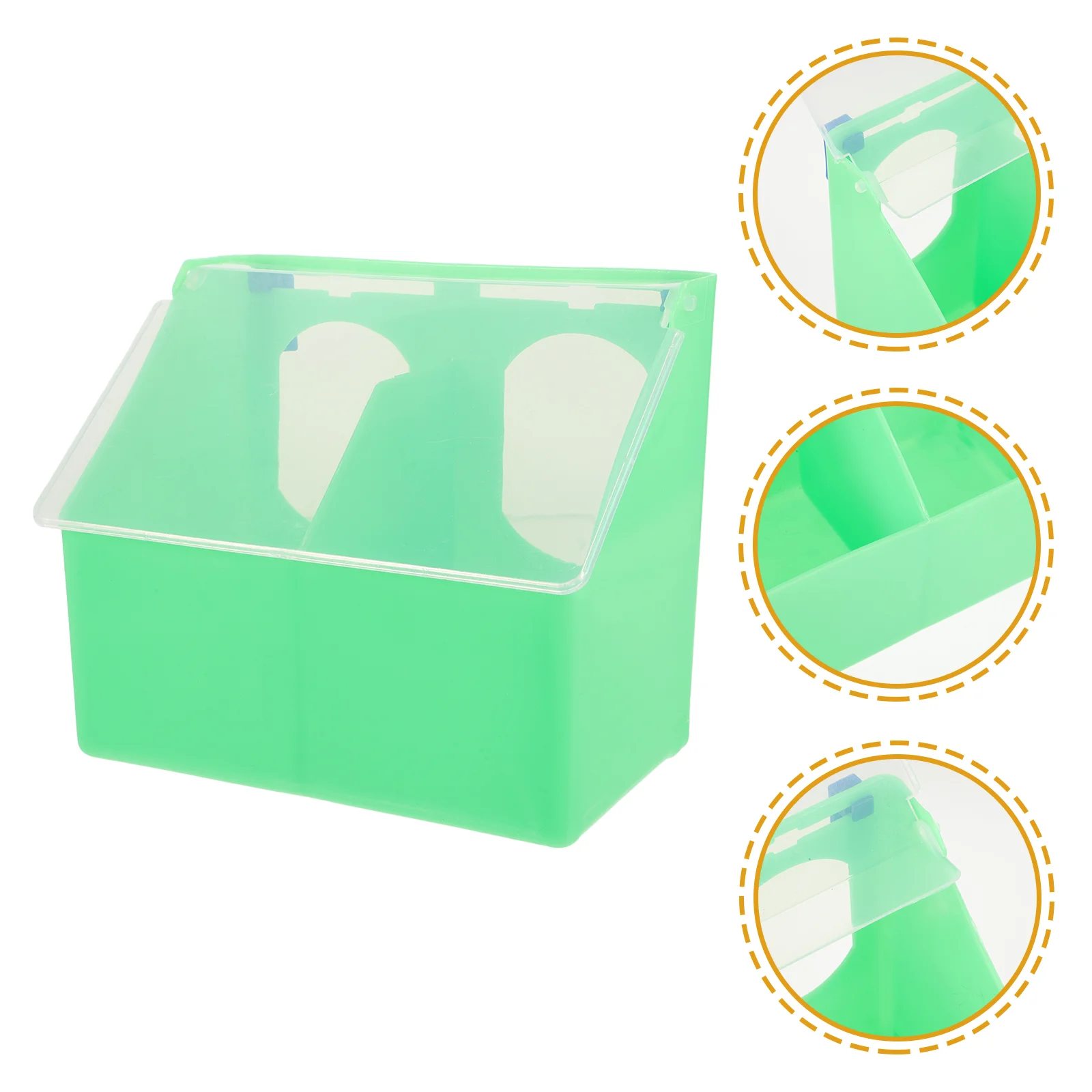 

Hangable Pigeon Feeder Multi-Grid Pigeon Food Storage Box Bird Cage Hanging Feeder for Poultry Pigeon Parrot Food Storage Case