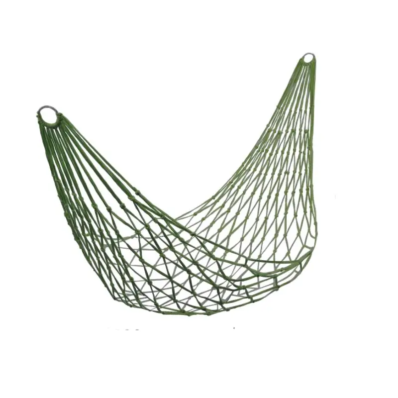 Thick Mesh Camping Hammock Nylon Rope Single Hammock Outdoor Supplies Mesh Hammock