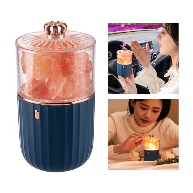 Salt Lamp Essential Oil Diffuser Meditation Lamps for Bedroom Office Decor