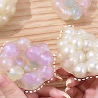 Stress Relief Squeeze Pearl Balls Stress Ball Fidget Toy Glazed Beads Vent Ball Pearl Balls Party Kids Fidgeting Girl Baby Toy 1