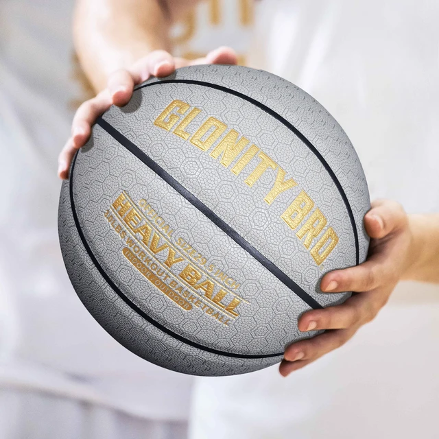 3/2.2LBS Weighted Heavy Training Basketball 29.5/28.5-Size7/6 Composite Aggravate Ball For Improving Passing And Dribbling Skill