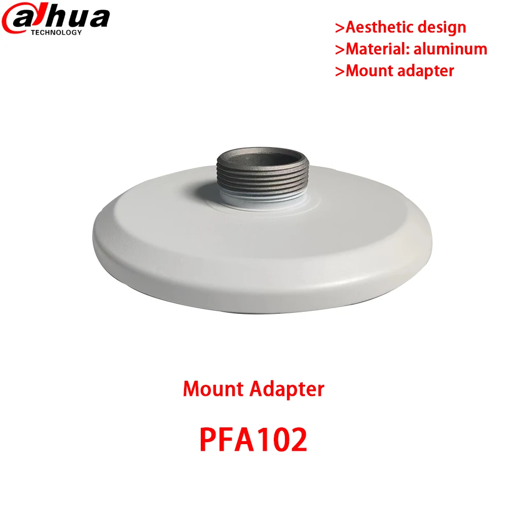 Dahua PFA102 Bracket For Installing IP Cameras Material: Aluminum Installation Adapter For CCTV Cameras Cleaning Integration