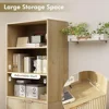 Modern Farmhouse Book Shelf with Storage Cabinet and Adjustable Shelves for Bedroom Home Office Living Room 3