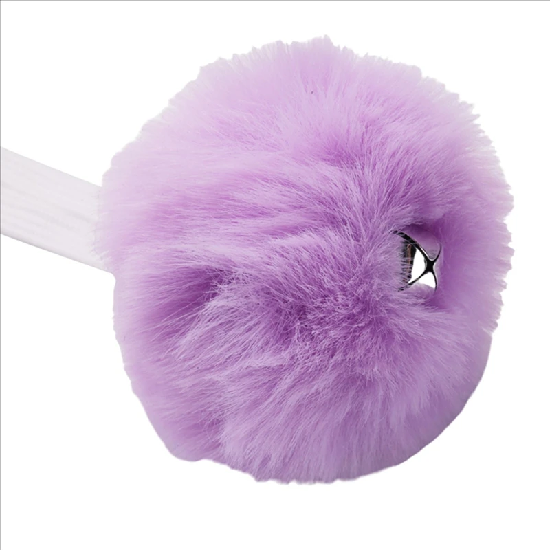 4 Pcs Large Roller Skate Pom Poms Women Girls Princess Tie-On Roller Skate Pom Poms