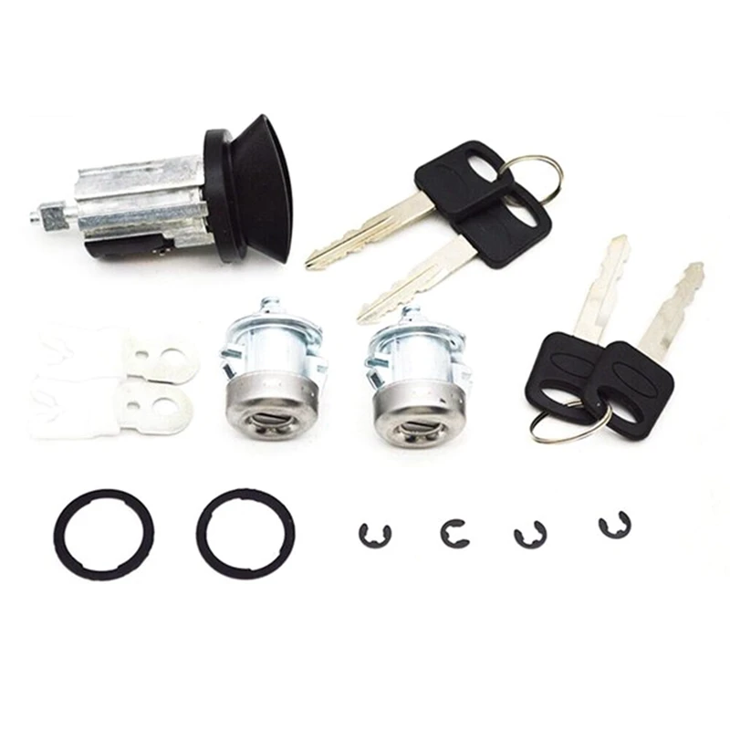 

5Pcs Ignition Switch Door Lock Kit LC6177 Dl588 597638 707624C C-42-195 For Ford Excursion F-150 F-250 F-350